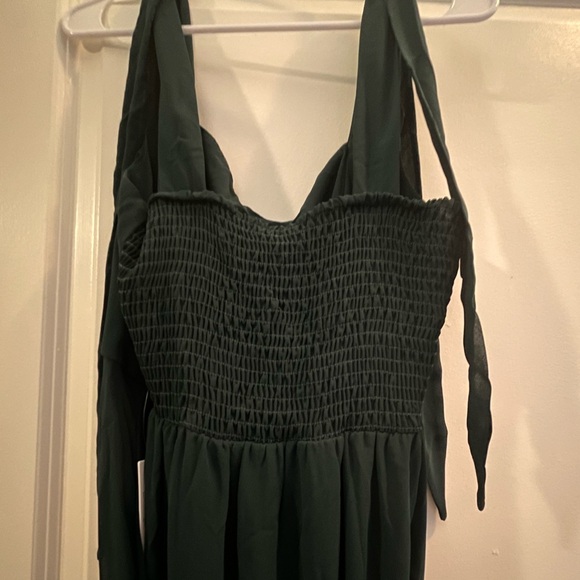 Show me your mumu, Claire midi dress, NWT, emerald chiffon color, size xl - Picture 6 of 6